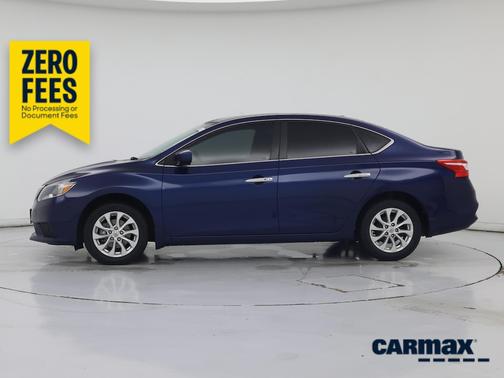 Blue 2018 Nissan Sentra SV