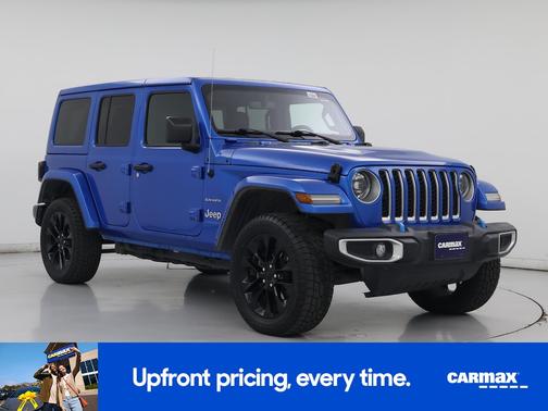 Blue 2023 Jeep Wrangler 4xe Unlimited Sahara