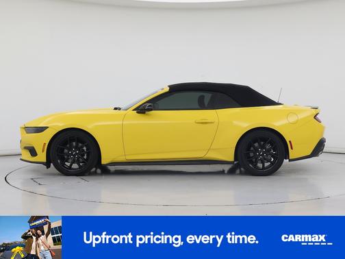 Yellow 2024 Ford Mustang Ecoboost Premium