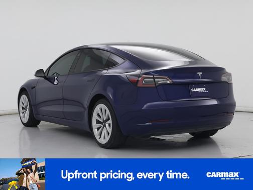 Blue 2022 Tesla Model 3