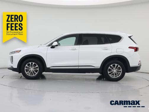 White 2020 Hyundai SANTA FE SEL