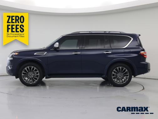Blue 2023 Nissan Armada Platinum