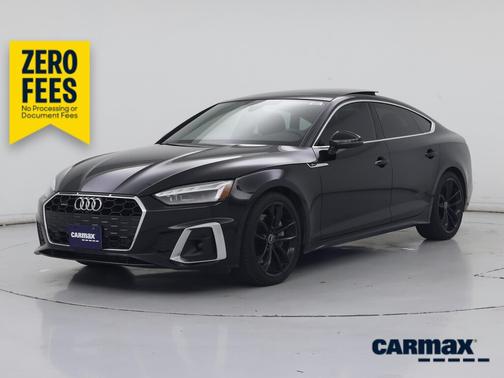 Black 2023 Audi A5 Sportback S-Line Premium Plus