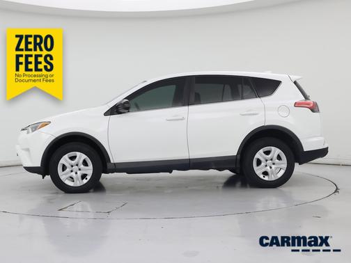 White 2018 Toyota RAV4 LE