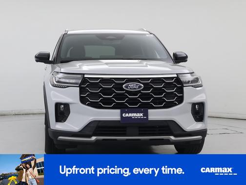 Blue 2025 Ford Explorer Platinum