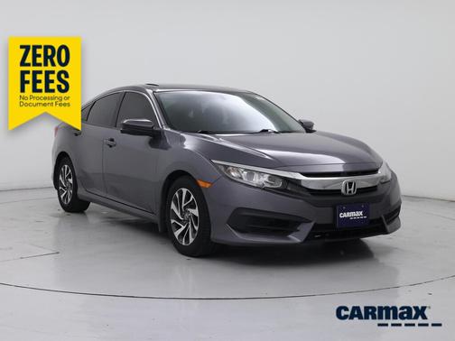 Gray 2018 Honda Civic EX