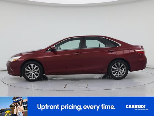 Burgundy 2016 Toyota Camry XLE