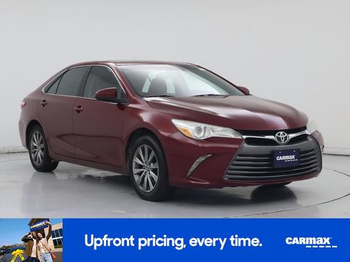 Burgundy 2016 Toyota Camry XLE