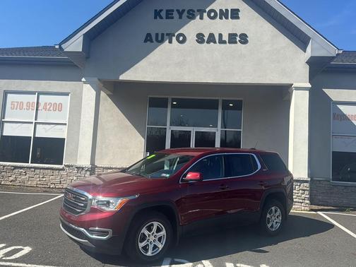 Crimson Red Tintcoat 2018 GMC Acadia SLE-1