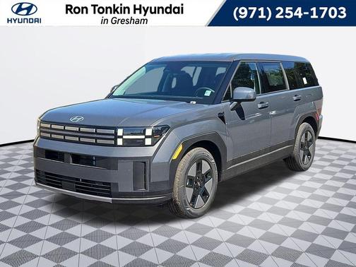 Gray 2026 Hyundai SANTA FE HEV SE