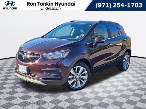 Black Cherry Metallic 2018 Buick Encore Preferred