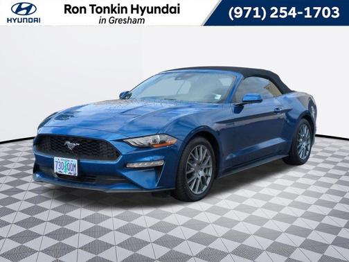 Blue Metallic 2022 Ford Mustang EcoBoost Premium