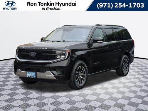 Black Metallic 2025 Ford Expedition Max Platinum