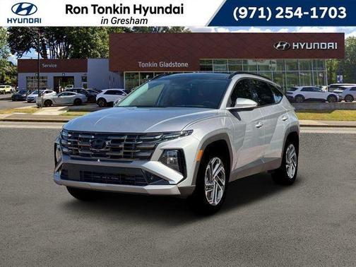 Shimmering Silver 2026 Hyundai TUCSON Hybrid Limited