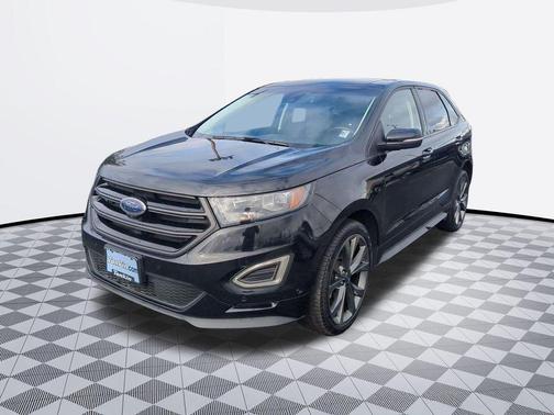 Shadow Black 2017 Ford Edge Sport