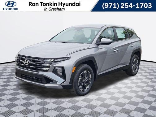 Shimmering Silver 2026 Hyundai TUCSON Hybrid Blue SE
