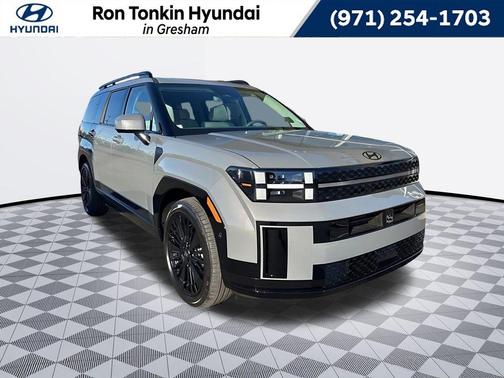 Hampton Gray 2026 Hyundai SANTA FE HEV Calligraphy