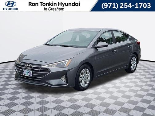 Machine Gray 2019 Hyundai ELANTRA SE