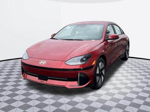 Red 2025 Hyundai IONIQ 6 SE