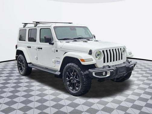 Bright White Clearcoat 2021 Jeep Wrangler Unlimited 4xe Sahara
