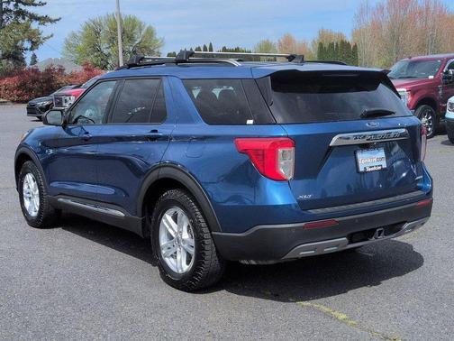 Blue Metallic 2021 Ford Explorer XLT