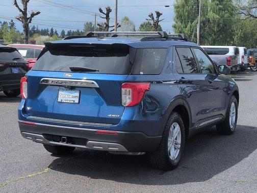 Blue Metallic 2021 Ford Explorer XLT