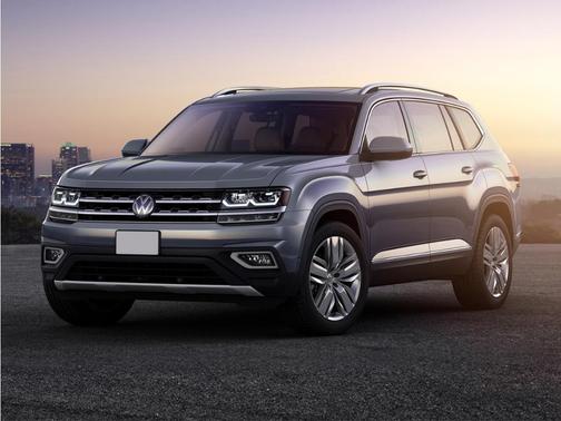 Pure White 2019 Volkswagen Atlas 3.6L SE w/Technology