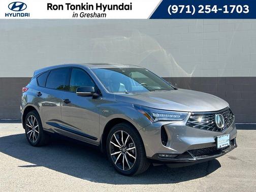 Gray 2025 Acura RDX A-Spec Advance Package