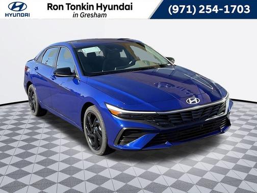 Intense Blue 2026 Hyundai ELANTRA HEV SEL Sport