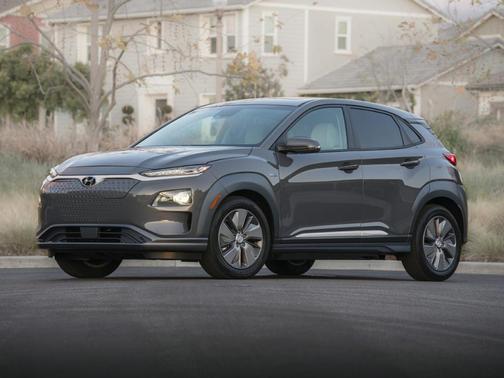 Lunar White 2021 Hyundai KONA EV Limited
