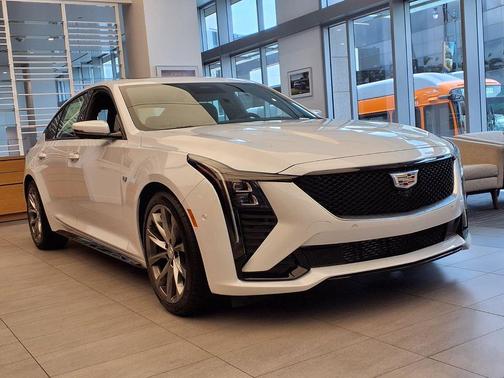 Vibrant White Tricoat 2026 Cadillac CT5 Sport