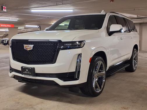 Crystal White Tricoat 2021 Cadillac Escalade Sport