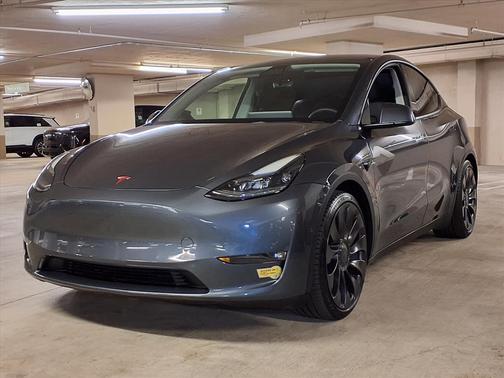 Gray 2022 Tesla Model Y Performance Dual Motor All-Wheel Drive
