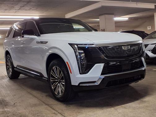 Vibrant White Tricoat 2026 Cadillac Escalade IQL Luxury