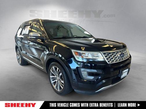 Shadow Black 2016 Ford Explorer Platinum