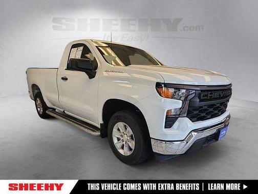 Summit White 2023 Chevrolet Silverado 1500 WT