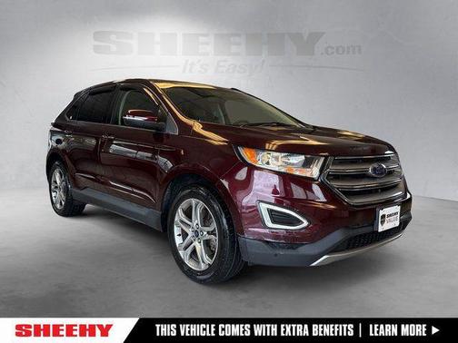 Burgundy Velvet Metallic Tinted Clearcoat 2017 Ford Edge Titanium