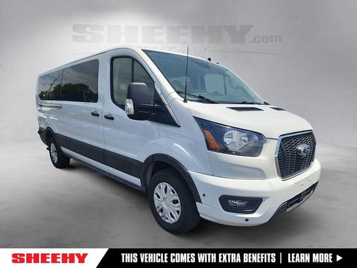 Oxford White 2024 Ford Transit-350 XLT