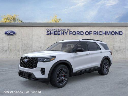 White 2026 Ford Explorer ST-Line