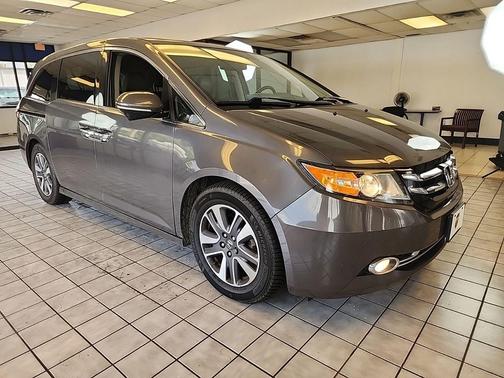 Modern Steel Metallic 2014 Honda Odyssey Touring Elite