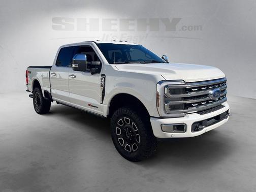 Star White Metallic Tri-Coat 2024 Ford F-250 Platinum