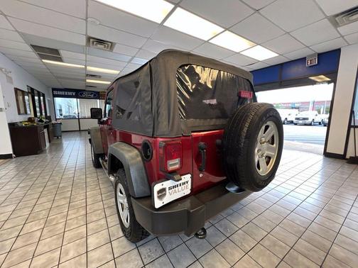Red 2011 Jeep Wrangler Sport