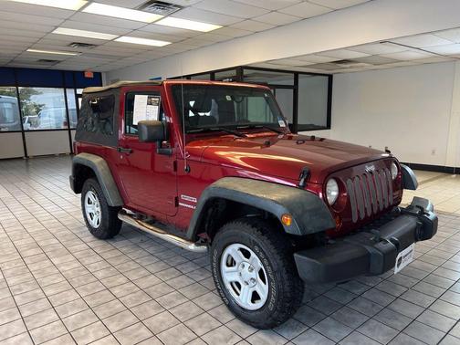 Red 2011 Jeep Wrangler Sport