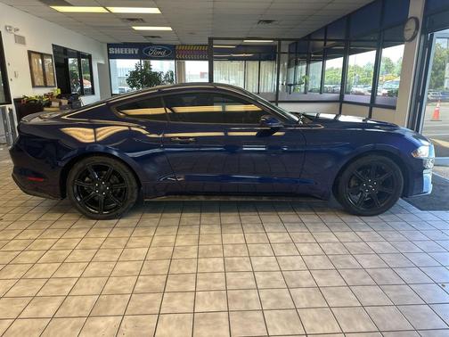 Kona Blue Metallic 2019 Ford Mustang EcoBoost