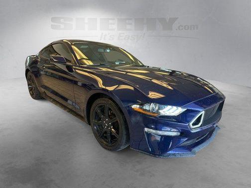 Kona Blue Metallic 2019 Ford Mustang EcoBoost