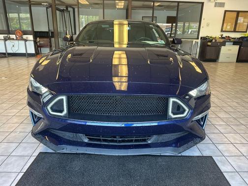 Kona Blue Metallic 2019 Ford Mustang EcoBoost