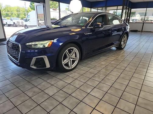 Navarra Blue Metallic 2021 Audi A5 Sportback 45 S Line Prestige