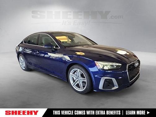 Navarra Blue Metallic 2021 Audi A5 Sportback 45 S Line Prestige