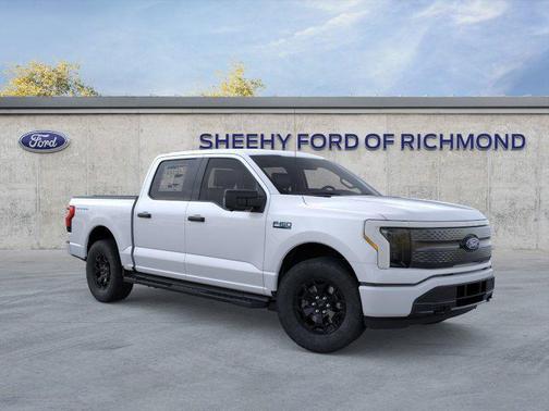 White 2025 Ford F-150 Lightning XLT