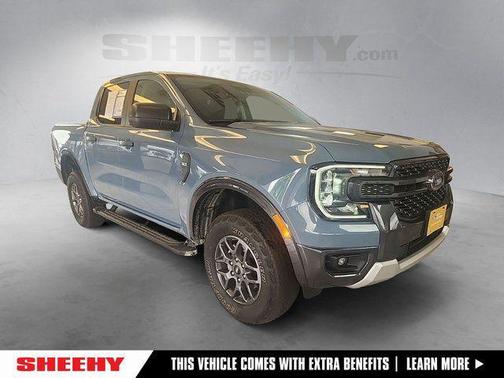 Azure Gray Metallic Tri-Coat 2024 Ford Ranger XLT